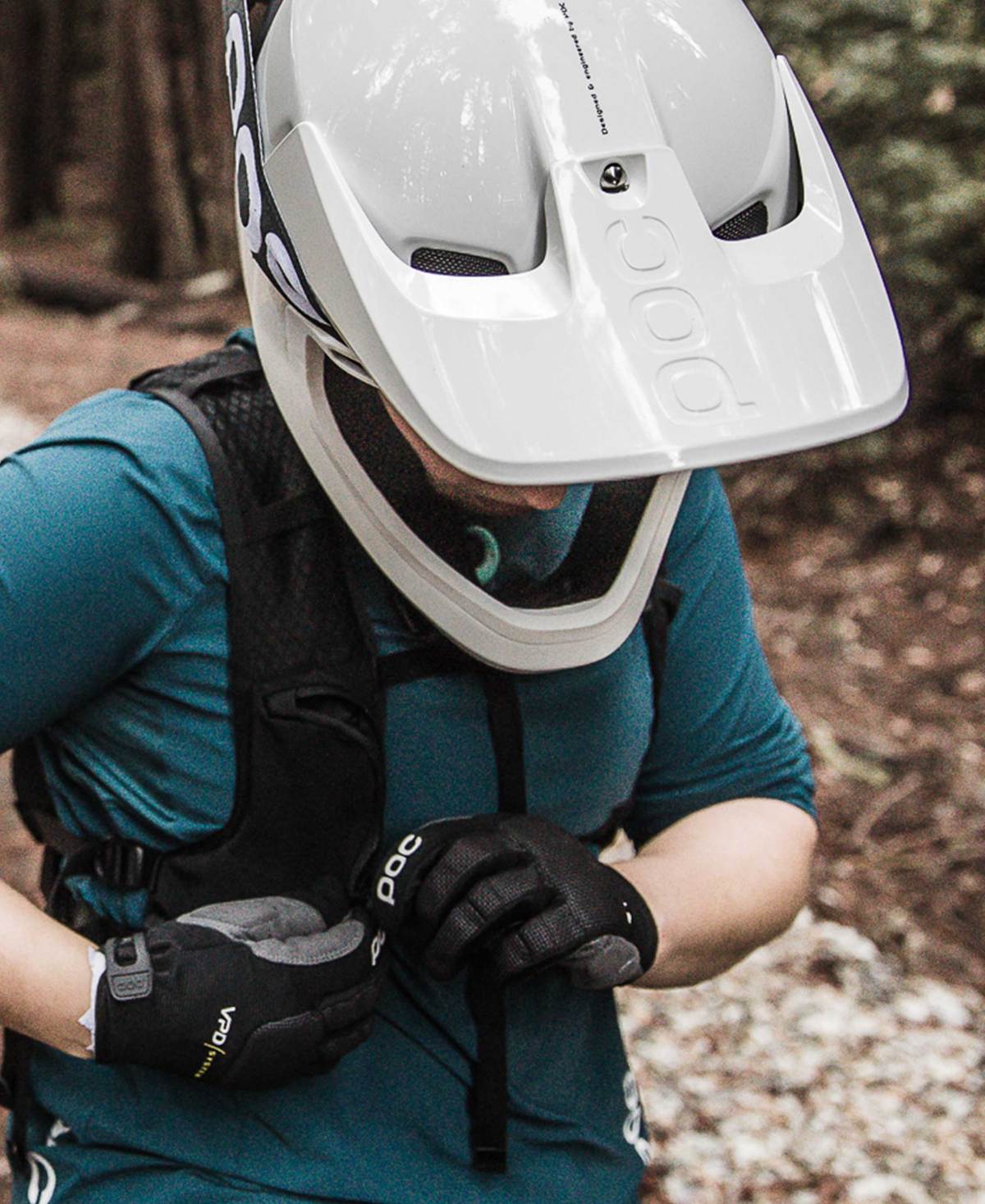 poc coron air spin - fullface helm POC Coron Air Spin Hydrogen White Full face Helmet – Secret Spot Cyclery