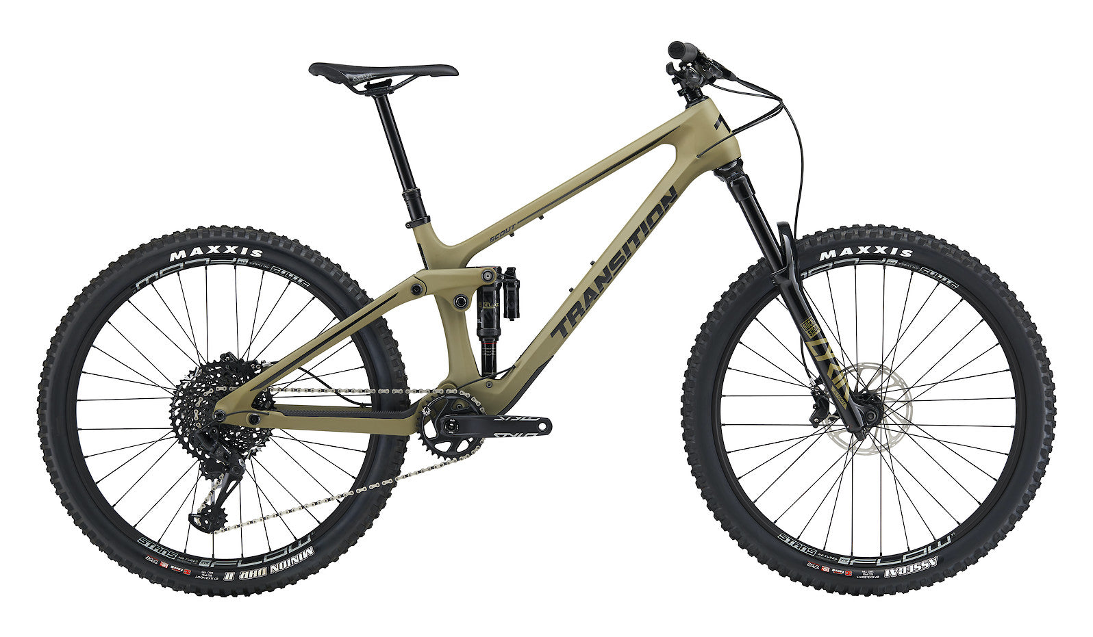 Transition Scout マウンテンバイク フレーム Transition Scout Carbon Mountain Bike Frame 2021 Olive Green